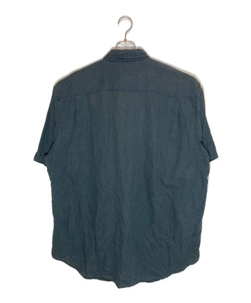 GAP（ギャップ）GAP (ギャップ) コットンリネンワークシャツ ブラック サイズ:Lの古着・服飾アイテム