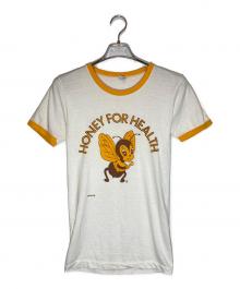 Champion（チャンピオン）の古着「ヴィンテージリンガーTシャツ」｜ホワイト