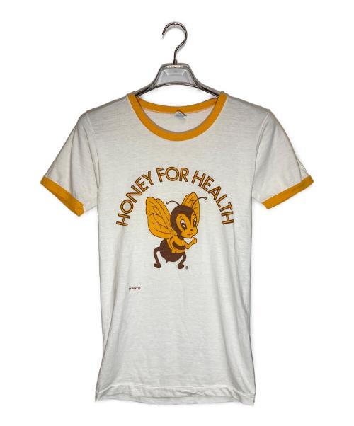 Champion（チャンピオン）Champion (チャンピオン) ヴィンテージリンガーTシャツ ホワイト サイズ:Sの古着・服飾アイテム