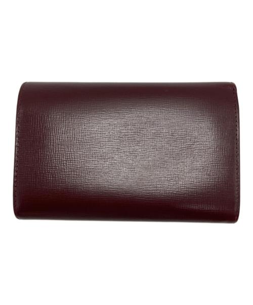 Cartier（カルティエ）Cartier (カルティエ) マストライン 2つ折り財布 バーガンディー サイズ:-の古着・服飾アイテム