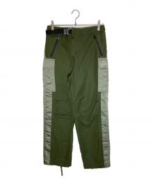 sacai（サカイ）の古着「Nylon Twill Mix Pants」｜グリーン