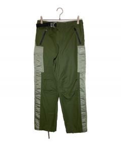 中古・古着通販】sacai (サカイ) Taffeta Pants グリーン サイズ:2