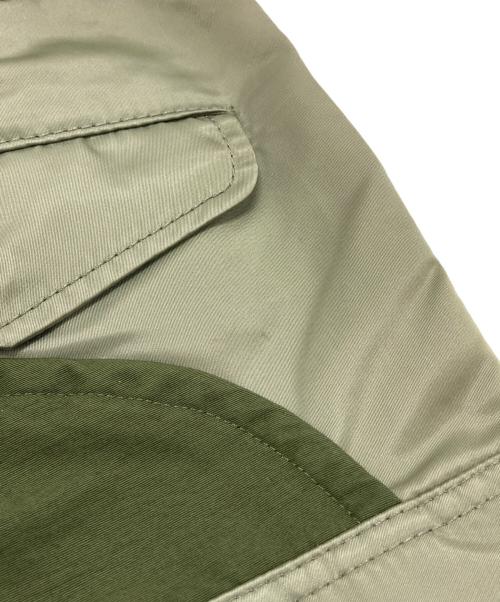 sacai（サカイ）sacai (サカイ) Nylon Twill Mix Pants グリーン サイズ:2の古着・服飾アイテム