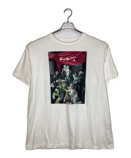 OFFWHITE（オフホワイト）OFFWHITE (オフホワイト) CARAVAGGIO PAINTING S/S TEE/プリントTシャツ ホワイト サイズ:-の古着・服飾アイテム