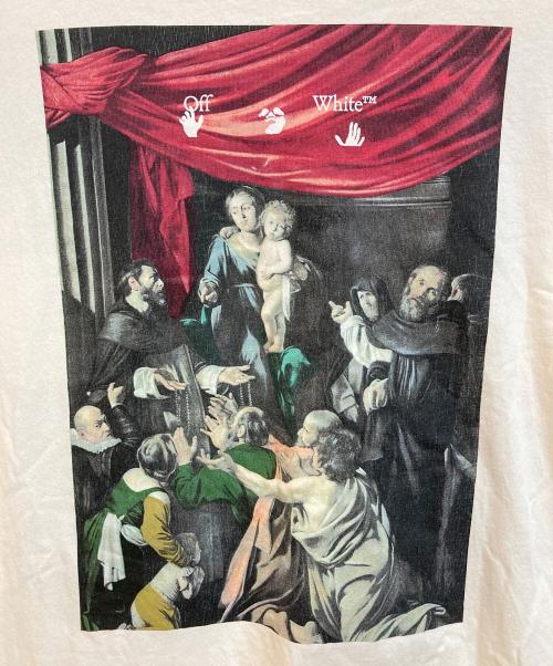 OFFWHITE（オフホワイト）OFFWHITE (オフホワイト) CARAVAGGIO PAINTING S/S TEE/プリントTシャツ ホワイト サイズ:-の古着・服飾アイテム