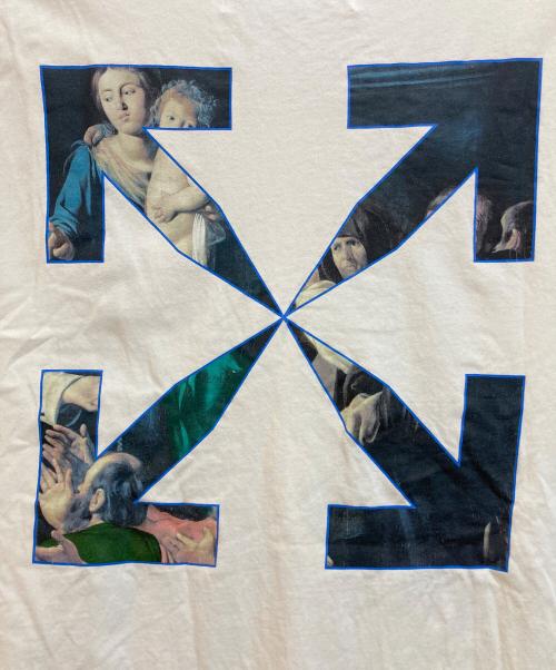 OFFWHITE（オフホワイト）OFFWHITE (オフホワイト) CARAVAGGIO PAINTING S/S TEE/プリントTシャツ ホワイト サイズ:-の古着・服飾アイテム
