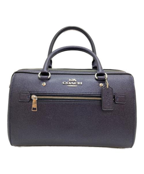 COACH（コーチ）COACH (コーチ) ローアン サッチェル バッグ パープル サイズ:-の古着・服飾アイテム