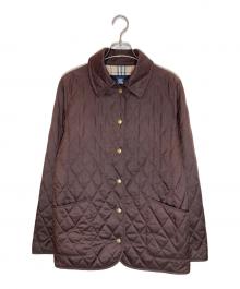 BURBERRY LONDON（バーバリーロンドン）の古着「裏地ノバチェックキルティングジャケット」｜ブラウン