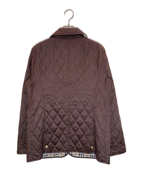 BURBERRY LONDON（バーバリーロンドン）BURBERRY LONDON (バーバリーロンドン) 裏地ノバチェックキルティングジャケット ブラウン サイズ:SIZE 9の古着・服飾アイテム