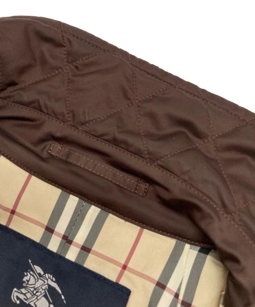 BURBERRY LONDON（バーバリーロンドン）BURBERRY LONDON (バーバリーロンドン) 裏地ノバチェックキルティングジャケット ブラウン サイズ:SIZE 9の古着・服飾アイテム