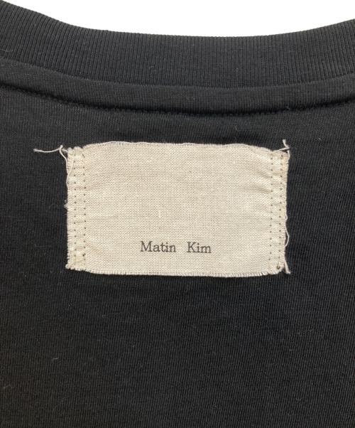 Matin Kim（マーティン・キム）Matin Kim (マーティン・キム) MATIN KIM CIRCLE LOGO TOP ブラック サイズ:XLの古着・服飾アイテム