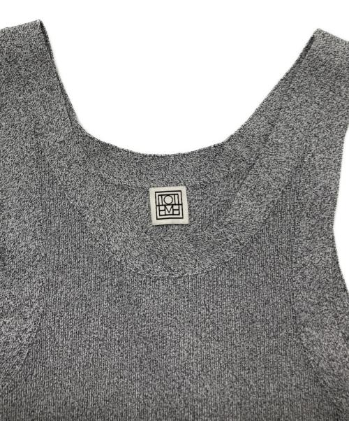 TOTEM（トーテム）TOTEM (トーテム) ノースリーブニット グレー サイズ:Sの古着・服飾アイテム