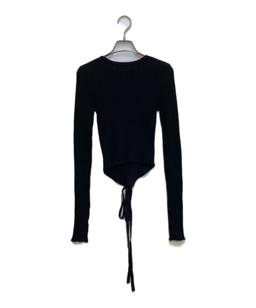 anuke（アンヌーク）anuke (アンヌーク) Cachecoeur Knit Cardigan ブラック サイズ:SIZE Freeの古着・服飾アイテム