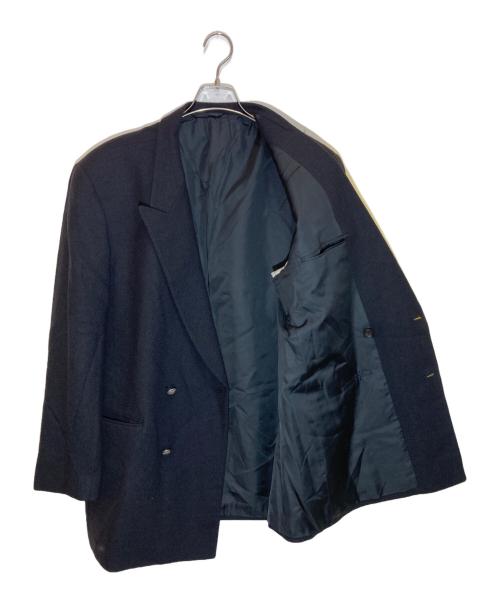 Christian Dior（クリスチャン ディオール）Christian Dior (クリスチャン ディオール) ウールカシミヤダブルジャケット ブラック サイズ:SIZE LLの古着・服飾アイテム