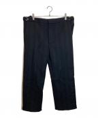 BOTTEGA VENETAボッテガベネタ）の古着「Wool Pants Zip Slacks」｜ブラック