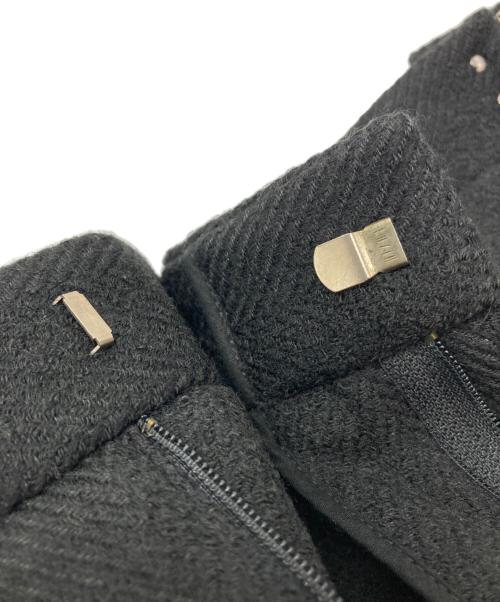 BOTTEGA VENETA（ボッテガベネタ）BOTTEGA VENETA (ボッテガベネタ) Wool Pants Zip Slacks ブラック サイズ:52の古着・服飾アイテム
