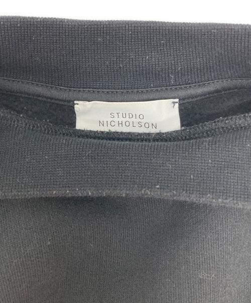STUDIO NICHOLSON（スタジオ ニコルソン）STUDIO NICHOLSON (スタジオ ニコルソン) SUNSPEL (サンスペル) クルーネックスウェット ブラック サイズ:Ⅿの古着・服飾アイテム