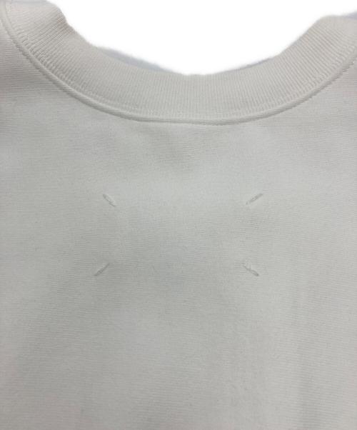 Maison Margiela（メゾンマルジェラ）Maison Margiela (メゾンマルジェラ) コットンジャージースウェットシャツ ホワイト サイズ:48の古着・服飾アイテム