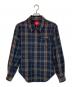 Vivienne Westwood RED LABEL（ヴィヴィアンウエストウッドレッドレーベル）の古着「チェックシャツ」｜ブラック×ブラウン