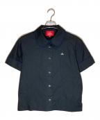 Vivienne Westwood RED LABELヴィヴィアンウエストウッドレッドレーベル）の古着「ラウンドカラーシャツ」｜ブラック