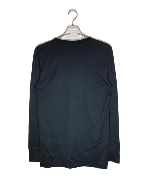 Vivienne Westwood RED LABEL（ヴィヴィアンウエストウッドレッドレーベル）Vivienne Westwood RED LABEL (ヴィヴィアンウエストウッドレッドレーベル) ハートアースプリントロングスリーブカットソー ブラック サイズ:01の古着・服飾アイテム