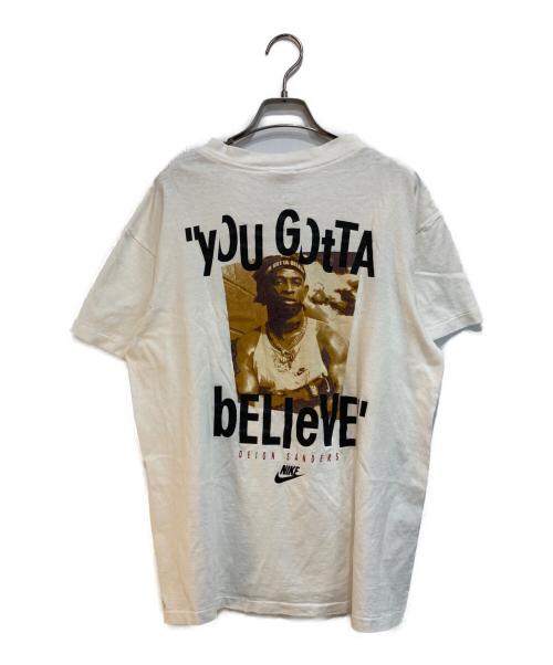 NIKE（ナイキ）NIKE (ナイキ) プリントTシャツ ホワイト サイズ:SIZE Lの古着・服飾アイテム
