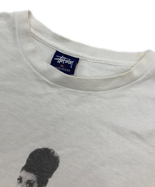 stussy（ステューシー）stussy (ステューシー) プリントTシャツ ホワイト サイズ:XLの古着・服飾アイテム