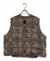 DAIWA PIER39（ダイワ ピア39）の古着「W’s TECH OVER VEST PAISLEY」｜ブラウン×ホワイト