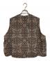 DAIWA PIER39 (ダイワ ピア39) W’s TECH OVER VEST PAISLEY ブラウン×ホワイト サイズ:Ⅿ：10000円