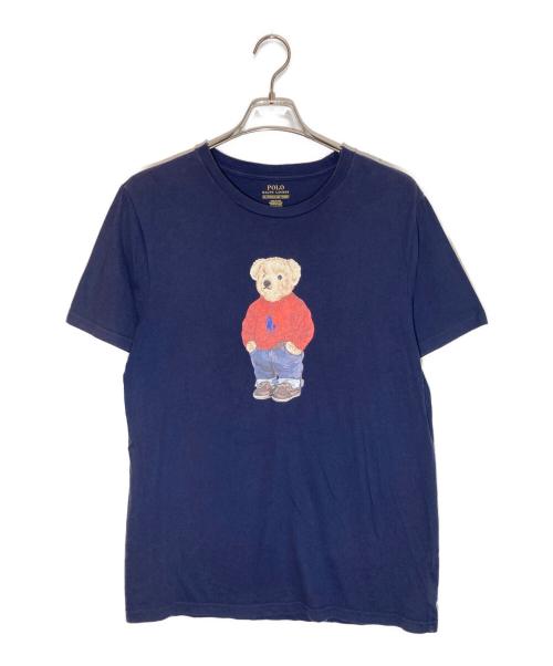 POLO RALPH LAUREN（ポロ・ラルフローレン）POLO RALPH LAUREN (ポロ・ラルフローレン) プリントTシャツ ネイビー サイズ:XLの古着・服飾アイテム