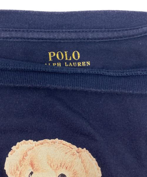 POLO RALPH LAUREN（ポロ・ラルフローレン）POLO RALPH LAUREN (ポロ・ラルフローレン) プリントTシャツ ネイビー サイズ:XLの古着・服飾アイテム