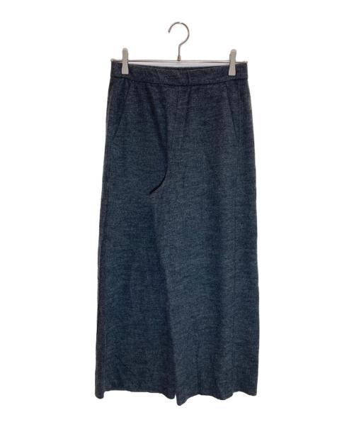 GALERIE VIE（ギャルリーヴィー）GALERIE VIE (ギャルリーヴィー) ウールナイロン ワイドクロップドパンツ グレー サイズ:SIZE S (36)の古着・服飾アイテム