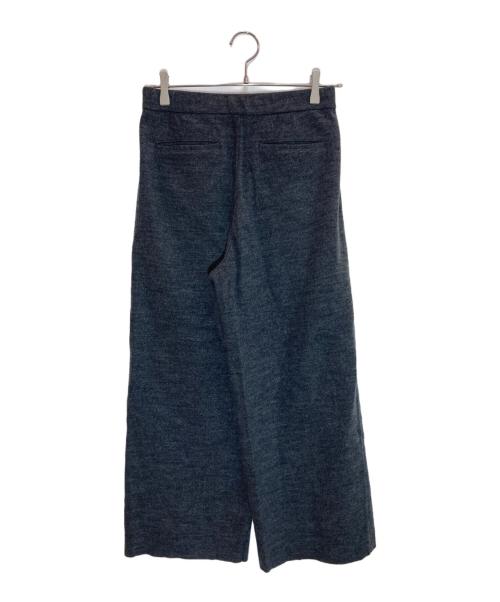 GALERIE VIE（ギャルリーヴィー）GALERIE VIE (ギャルリーヴィー) ウールナイロン ワイドクロップドパンツ グレー サイズ:SIZE S (36)の古着・服飾アイテム