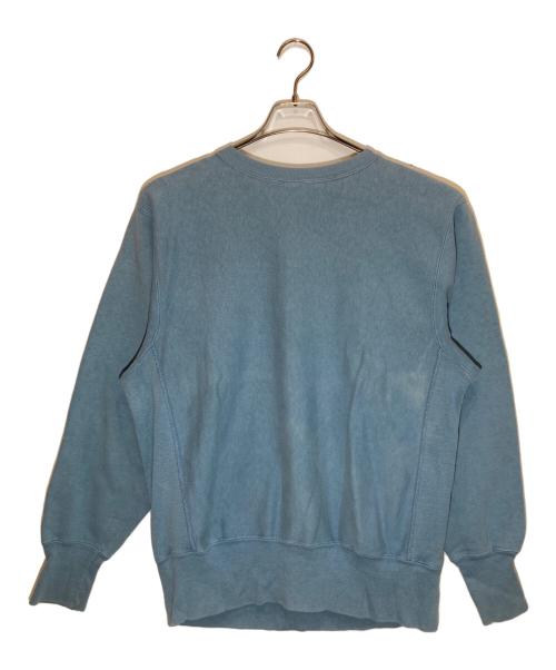 Champion REVERSE WEAVE（チャンピオン リバース ウィーブ）Champion REVERSE WEAVE (チャンピオン リバース ウィーブ) ロゴ刺繍スウェット ブルー サイズ:Lの古着・服飾アイテム