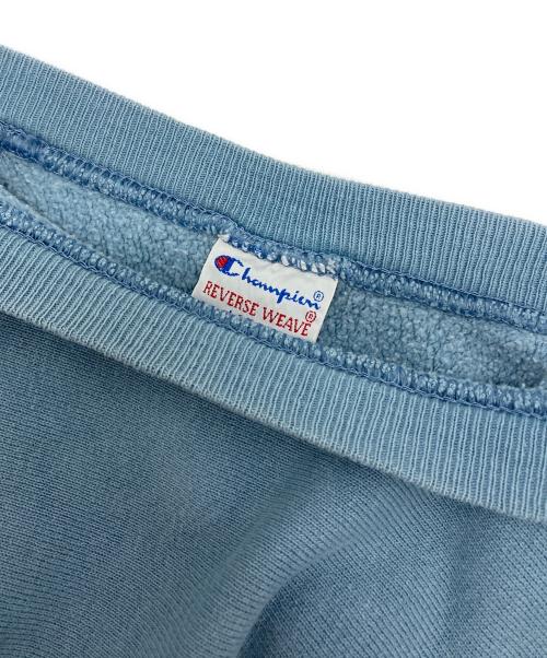 Champion REVERSE WEAVE（チャンピオン リバース ウィーブ）Champion REVERSE WEAVE (チャンピオン リバース ウィーブ) ロゴ刺繍スウェット ブルー サイズ:Lの古着・服飾アイテム