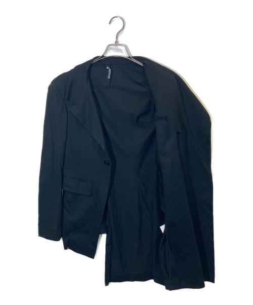 GROUND Y（グラウンドワイ）GROUND Y (グラウンドワイ) Asymmetrical Jacket ブラック サイズ:SIZE 1の古着・服飾アイテム