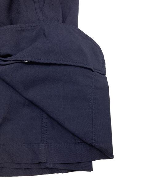 COMME des GARCONS COMME des GARCONS（コムデギャルソン コムデギャルソン）COMME des GARCONS COMME des GARCONS (コムデギャルソン コムデギャルソン) Polyester Round Collar 4B Jacket ネイビー サイズ:Mの古着・服飾アイテム