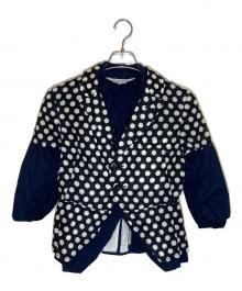 COMME des GARCONS COMME des GARCONS（コムデギャルソン コムデギャルソン）の古着「レイヤードドットジャケット」｜ネイビー