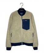 Patagoniaパタゴニア）の古着「M's Retro-X Bomber Jacket」｜ベージュ×ネイビー