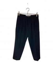TAO COMME des GARCONS（タオ コムデギャルソン）の古着「ウールギャバ後染パンツ」｜ブラック