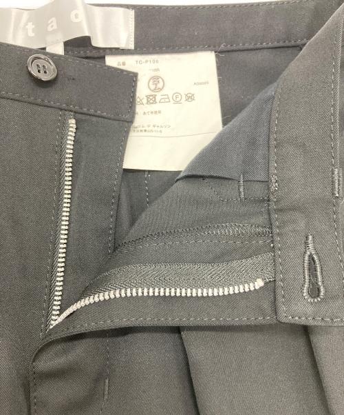 TAO COMME des GARCONS（タオ コムデギャルソン）TAO COMME des GARCONS (タオ コムデギャルソン) ウールギャバ後染パンツ ブラック サイズ:SIZE Sの古着・服飾アイテム