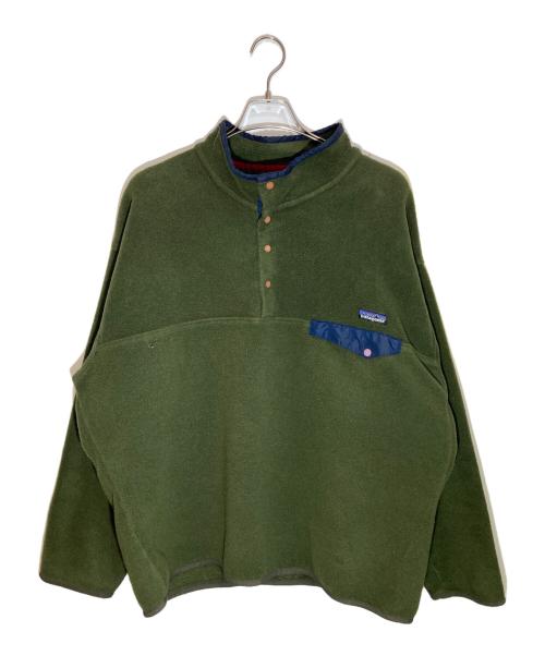 Patagonia（パタゴニア）Patagonia (パタゴニア) シンチラスナップTプルオーバー カーキ サイズ:SIZE XLの古着・服飾アイテム