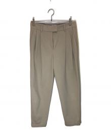 BRUNELLO CUCINELLI（ブルネロクチネリ）の古着「ツータックイージーパンツ」｜ベージュ