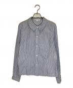 COMME des GARCONS COMME des GARCONSコムデギャルソン コムデギャルソン）の古着「ストライプシャツ」｜ブルー