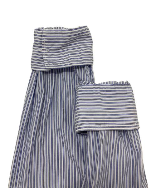 COMME des GARCONS COMME des GARCONS（コムデギャルソン コムデギャルソン）COMME des GARCONS COMME des GARCONS (コムデギャルソン コムデギャルソン) ストライプシャツ ブルー サイズ:SIZE Mの古着・服飾アイテム