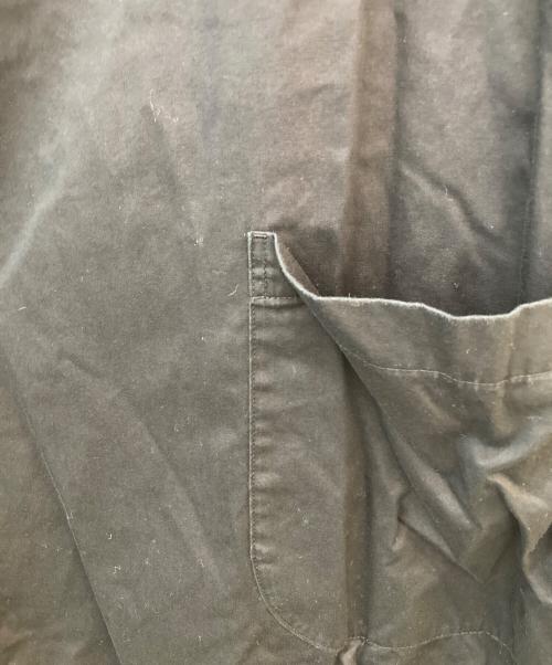GROUND Y（グラウンドワイ）GROUND Y (グラウンドワイ) コットン ロング トレンチベスト ブラック サイズ:1の古着・服飾アイテム