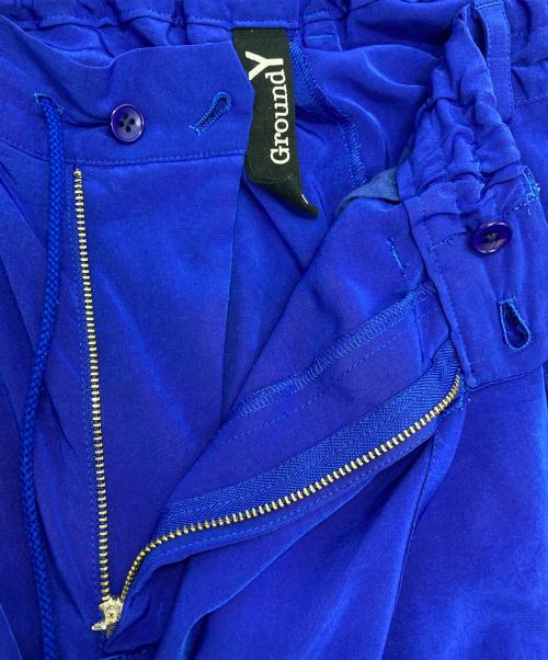 GROUND Y（グラウンドワイ）GROUND Y (グラウンドワイ) 3way Skirt Pantsサルエルパンツ ブルー サイズ:SIZE 3の古着・服飾アイテム