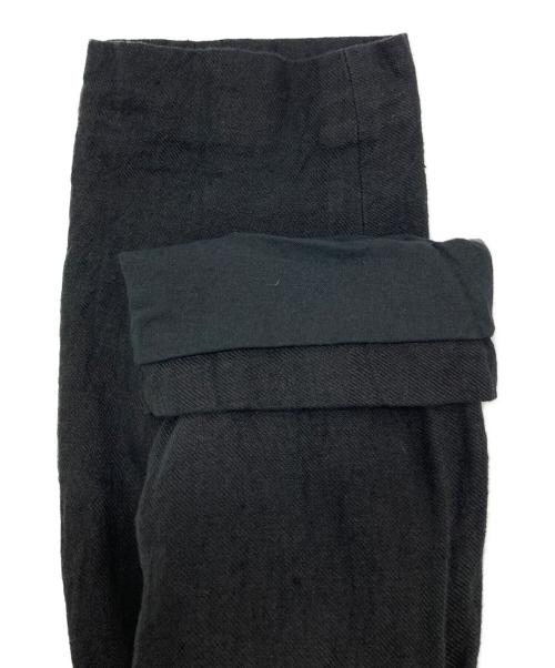 COMME des GARCONS COMME des GARCONS（コムデギャルソン コムデギャルソン）COMME des GARCONS COMME des GARCONS (コムデギャルソン コムデギャルソン) リネンロングコート ブラック サイズ:Sの古着・服飾アイテム
