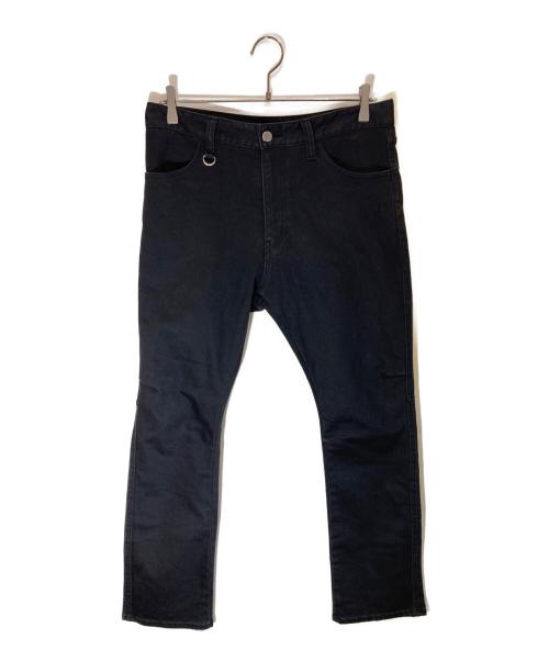 uniform experiment（ユニフォームエクスペリメント）uniform experiment (ユニフォームエクスペリメント) KNEETUCK 5POCKET SLIM-FIT PANTS ブラック サイズ:SIZE 2の古着・服飾アイテム