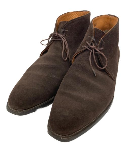 SCOTCH GRAIN（スコッチグレイン）SCOTCH GRAIN (スコッチグレイン) チャッカブーツ ブラウン サイズ:25.5の古着・服飾アイテム